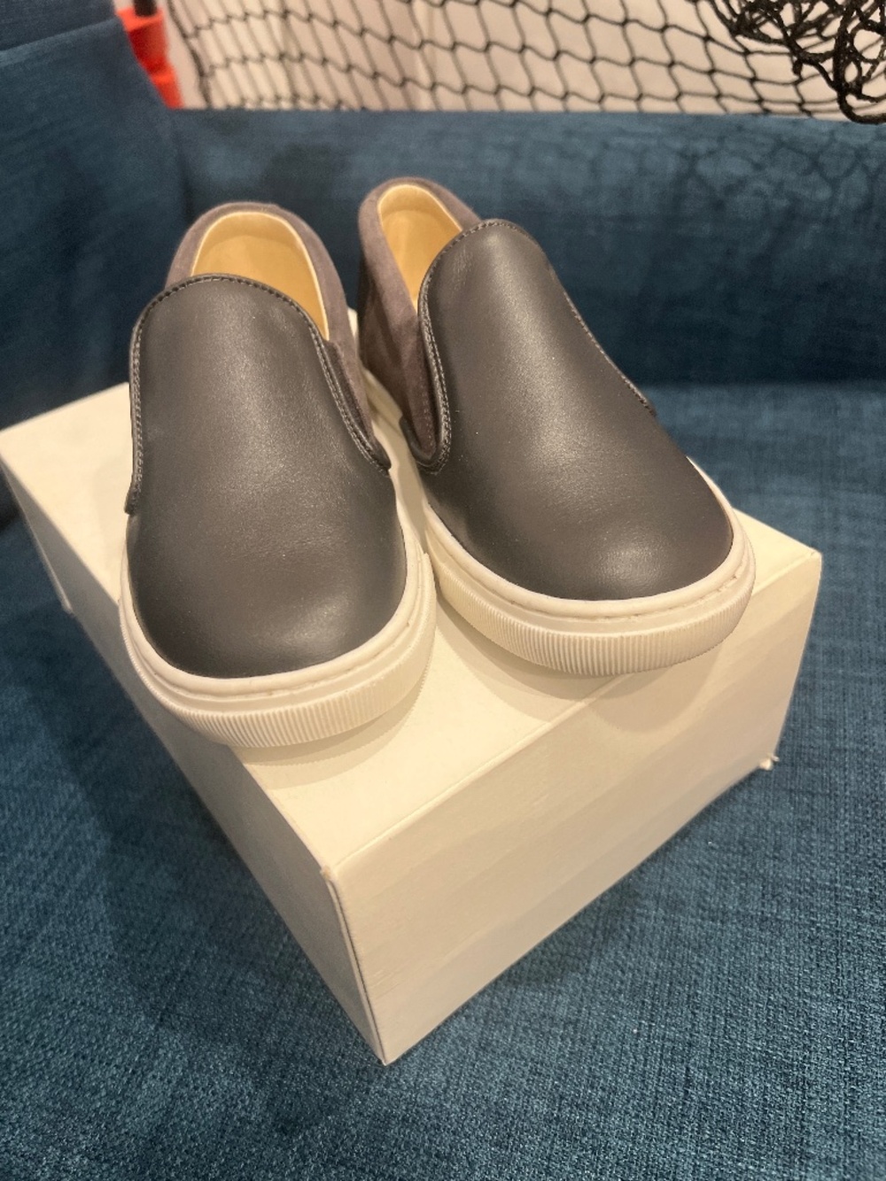 Manelli Gray Slip-On Sneakers – Minimalist Everyday Shoes